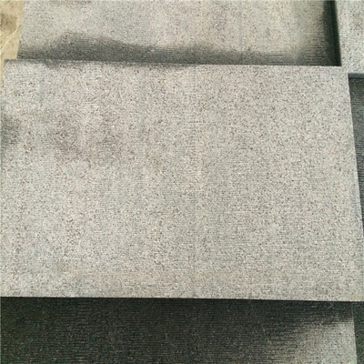 China China Granite Dark Grey G654 Granite Combed Floor Tile Paving Stone Axed Chopped 60x30x3cm supplier