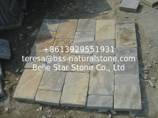 China Rust Slate Patio Pavers Rusty Slate Paving Stone Multicolor Slate Pavement Slate Floor Til supplier