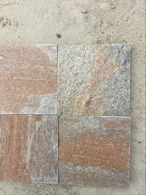 China Bronze Quartzite Tiles Quartzite Pavers Quartzite Wall Cladding Natural Stone Flooring supplier