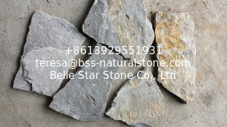 China Blue Quartzite Random Flagstone Crazy Stone Irregular Flagstone Quartzite Landscaping Stones supplier