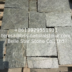 China Green Quartzite Stone Cladding Natural Stone Wall Tiles Quartzite Retaining Wall supplier