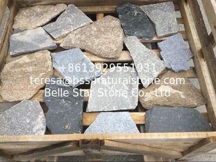 China Natural Granite/Quartzite Random Flagstone Irregular Flagstone Random Stone Crazy Stone supplier