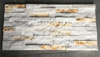 China White Gold Marble Culture Stone,Natural Marble Ledgestone,Outdoor Stone Panel,Indoor Stone Veneer supplier