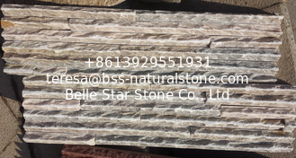 China Oyster Mountain Face Slate Stacked Stone,Outdoor Landscaping Ledger Stone,Stone Wall Decor Panel supplier