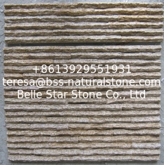 China Yellow Mountain Face Granite Culture Stone,Outdoor Landscaping Stone Veneer,Real Stacked Stone supplier