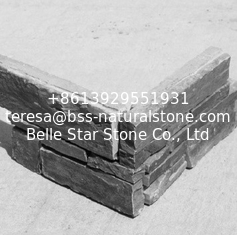 China Green Slate Cemented Stacked Stone,Natural Green Z Stone Cladding,Outdoor Wall Ledger Panels supplier