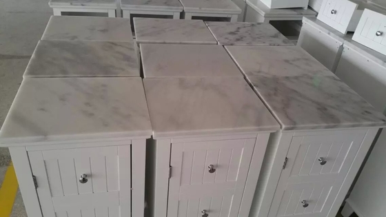 China Guangxi White Marble Cabinet Top,China Carrara White Marble Furniture Top,Marble Furniture Counter Top,White Marble Top supplier