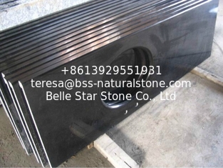 China Black Marble Vanity Top,Marble Counter Top,Black Marble Kitchen Top,Black Marble Bathroom Top supplier