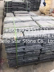 China Black Slate Wall Top Stone,Natural Black Wall Caps,Outdoor Retaining Wall Tops,Landscaping Wall Cap Stone supplier