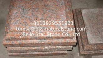 China G562 Granite Column Cap, China Capao Bonito Granite Pillar Cap, Crown Red Granite Column Top supplier