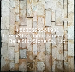 China New Yellow Slate Tiles,Yellow Wall Stone Tiles,Natural Slate Flooring,Stone Pavers,Patios Stone,Wall Cladding supplier