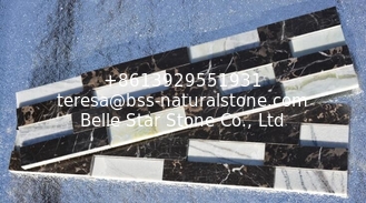 China White Black 3D Marble Culture Stone,Marble Stone Cladding,Natural Stone Veneer,Marble Ledgestone supplier