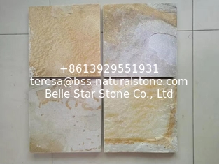 China Yellow Gold Quartzite Tiles,Stone Flooring Tiles,Quartzite Wall Tiles,Yellow Stone Floor Tiles supplier