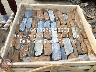 China Rustic/Blue Quartzite Field Stone,Quartzite Field Stone Veneer,Natural Loose Ledgestone,Random Stone Cladding supplier