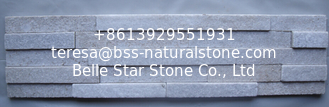 China White Quartzite Ledgestone Panel, Flamed White Quartzite Cultured Stone, White Stacked Stone,Natural Stone Veneer supplier