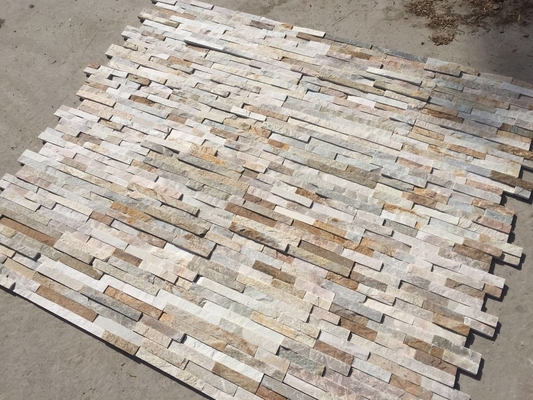 China Oyster Split Face Thin Stone Veneer,Silver Sunset Stacked Stone,Quartzite Zclad Stone Cladding,Culture Stone supplier