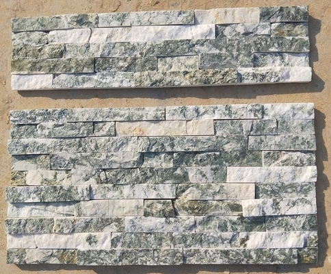 China China Marble Ledgestone,Lotus Green Culture Stone,Natural Marble Stacked Stone,Green Stone Cladding,Stone Veneer supplier