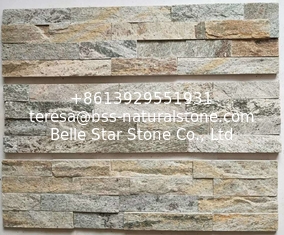 China Multicolor Quartzite Stone Cladding,Colorful Forest Quartzite Stacked Stone,Natural Stone Panels,Indoor Stone Veneer supplier