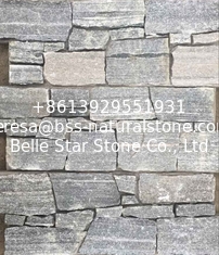 China Cloudy Grey Granite Cemented Stone Cladding,Zclad Stacked Stone,Natural Culture Stone,Outdoor Landscaping Stone Panel supplier