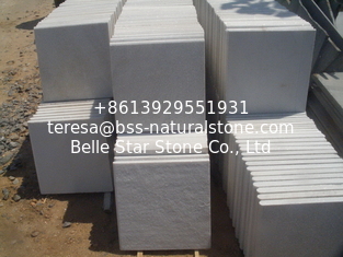 China Chinese White Quartzite Pool Coping Stone,Flamed Face White Quartzite Tiles,White Stone Tiles for Pool Floor supplier