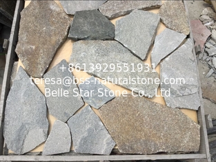 China Granite &amp; Quartzite Random Flagstone,Crazy Stone,Irregular Random Flagstones,Flagstone Wall supplier