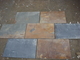China Multicolor Slate Floor Tiles Rusty Slate Paving Stone for Walkway Driveway supplier
