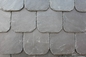 Grey Slate Roof Tiles Natural Stone Roofing Slate with Roof Gutter supplier