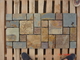 China Multicolor Slate Meshed Flagstone Riven Slate Paving Stone Natural Flagstone Walkway Patios supplier