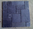 Black Slate Flagstone Patio Charcoal Slate Flagstone Mosaic Mat Natural Slate Paving Stone supplier