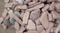 Pink Sandstone Tumbled Stone Natural Decorative Wall Stone Sandstone Landscaping Floor Stone supplier