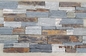 Oyster/grey Slate Cemented Stone Cladding,Thick Natural Stone Panel,Outdoor Stacked Stone Wall supplier