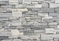 Cloudy Grey Quartzite Z Stone Cladding,Natural Thick Culture Stone Veneer, Z Cut Stacked Stone supplier