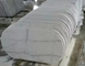 Guangxi White Marble Oval Table Tops,China Carrara White Marble Counter Tops,China White Marble Table,Marble Tops supplier