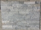 Grey Quartzite Stacked Stone,Outdoor Culture Stone Panel,Indoor Thin Stone Veneer,Real Ledgestone supplier