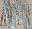 Green Rust Slate Culture Stone,Natural Slate Stone Cladding,Split Face Slate Stacked Stone,Thin Stone Veneer supplier