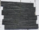 Black Quartzite Waterfall Shape Ledgestone,Quartzite Mini Stacked Stone,Black Stone Cladding,Thin Stone Veneer supplier