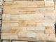Yellow Sandstone Ledger Panels,China Sandstone Veneer,Yellow Stacked Stone,Real Stone Cladding,Culture Stone supplier