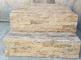 Golden Yellow Quartzite Culture Stone,Split Face Stacked Stone,Natural Stone Cladding,Thin Stone Veneer,Wall Stone Panel supplier