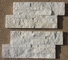 Snow White Quartzite Sclad Stone Panels,Super White Stacked Stone,White 18x35cm Stone Veneer,Real Stone Cladding supplier