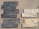 Black Quartzite Sclad Stone Veneer,Black Thin Stone Veneer,Quartzite Culture Stone,18x35cm Stone Panel,Natural Ledgeston supplier