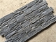 Charcoal Slate Cemented Stone Cladding,Carbon Black Zclad Stacked Stone,Black Slate Culture Stone,Natural Stone Panels supplier